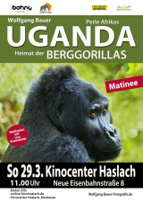 Filmplakat UGANDA - Heimat der Berggorillas